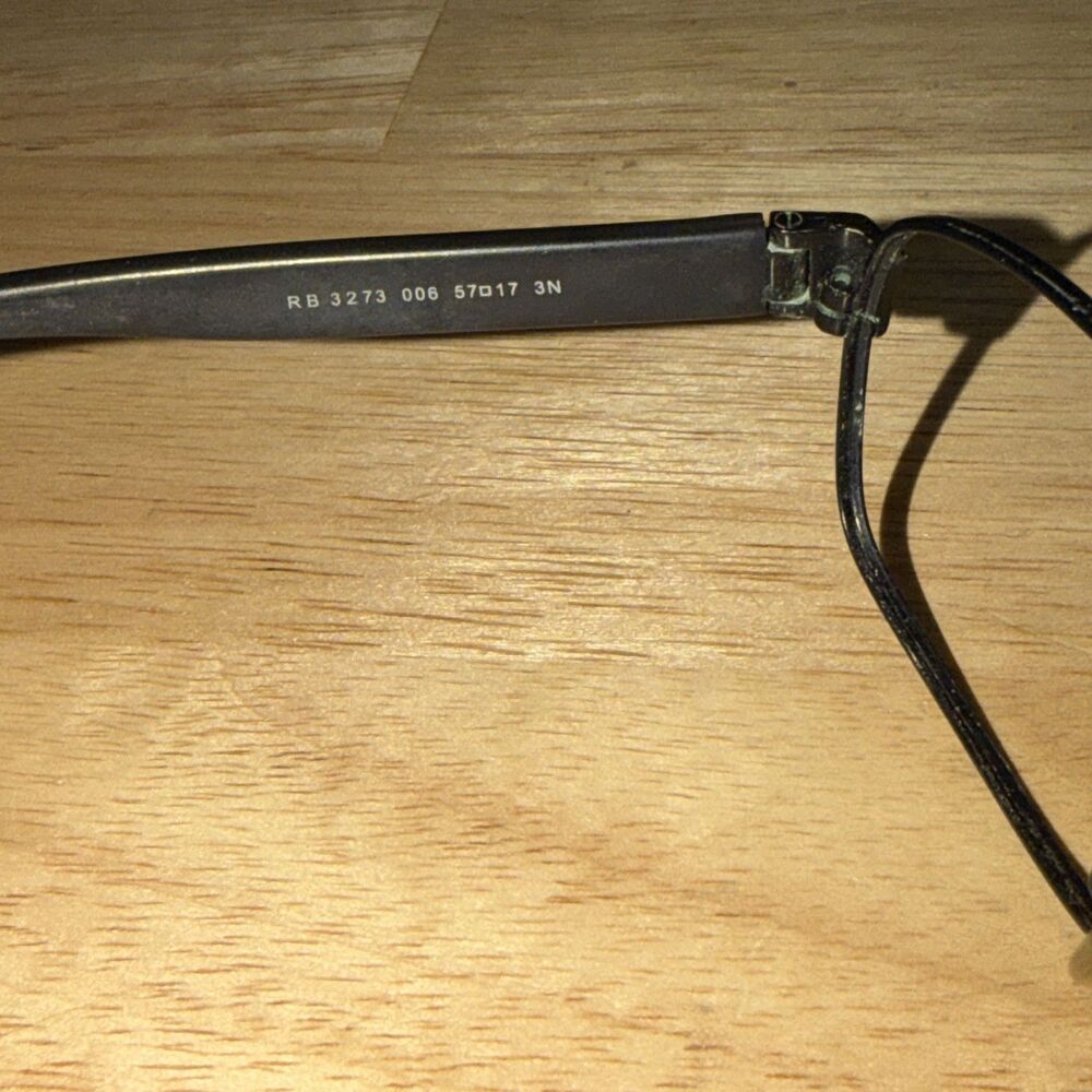 RAY-BAN RB 3273 006 Matte Black 57-17 3N Sunglasses Frames Only